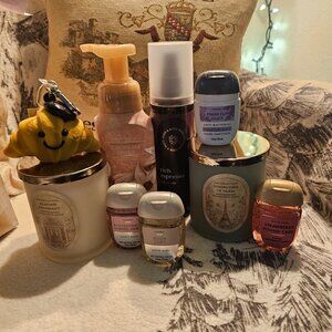 NEW! Bath and Body Works Paris Collection, Almond Croissant, Springtime In Paris